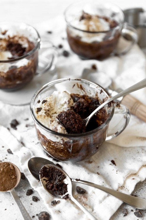 Mocha Fudge Mug Cake