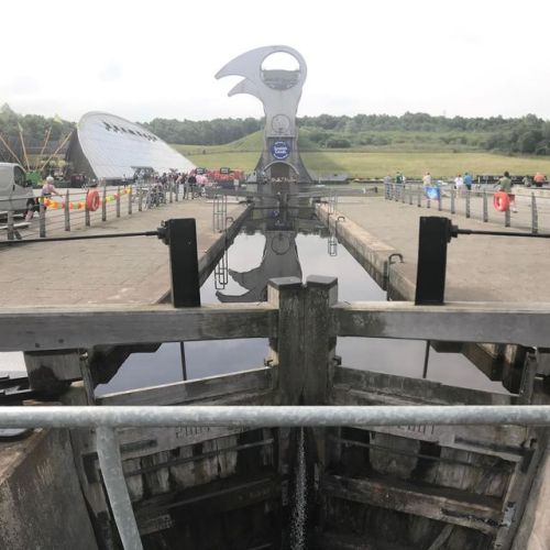 Falkirk Wheel #theworld’sfirstandonlyrotatingboatlift (at The...