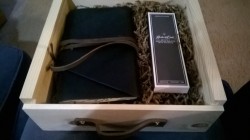 My Husband Bought Me This Beautiful Handmade Leather Journal, With Handmade Pencils,