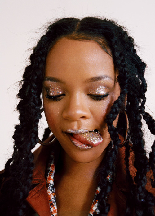 henryscavills:RIHANNAphotographed by Nadine Ijewere for Allure 2018