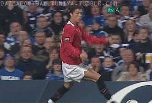 dazmafootballduniya:  Ronaldo totally owned him!