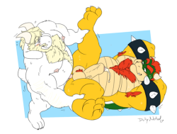 dulynotedart:  Obligatory Asgore and Bowser boning for Father’s Day