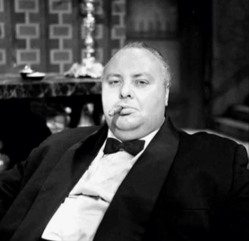 Chubby actors on British TV in the 1960s.Willoughby Goddard. English-born Willoughby Goodard often p
