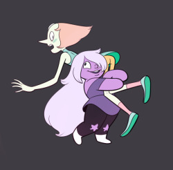 stutterhug:  Amethyst not respecting personal space.