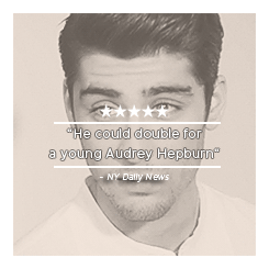 :  Zayn Malik, ladies and gentlemen! 