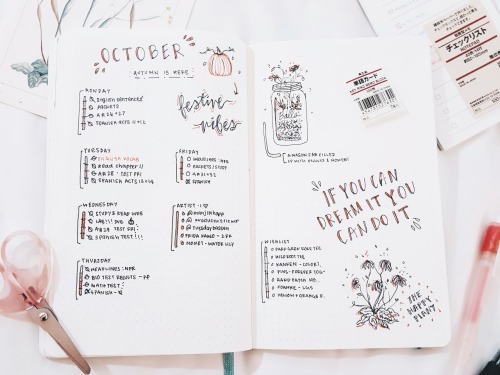 The evolution of my bullet journal in seven pictures. I just filmed a new video, it’s a bullet journ