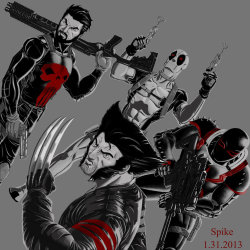 wolverineholic:  Killers by Spike 