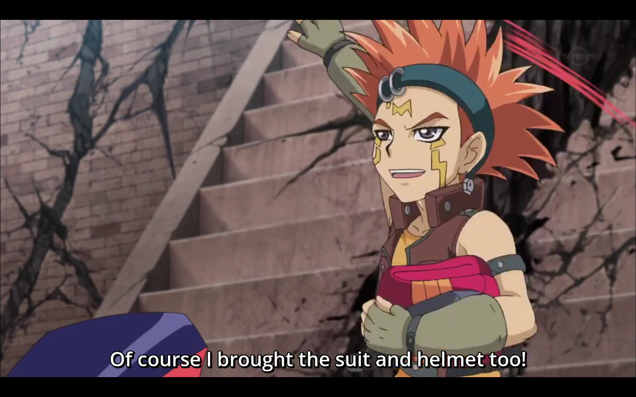 chibicrow: Crow-sama being a Momma Bird and bringing all of Yuya’s things. CROW-SAMA