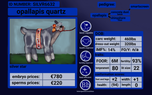 gaeilge: fánas réalt arigead ar an catalóg le a tréithe go léar in aice leis at an leathanach
english: silver star faun on the catalogue with all their traits next to the picture