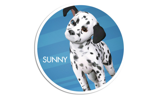 morganaplays:Dalmatian dump! Four puppies to make your game a little more spotty. 2 x boys; Grover a