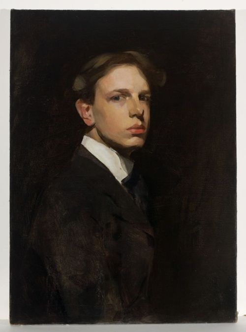 beyond-the-pale:    George Louis Carspecken  (American, 1884–1905)   Portrait of a Young Man, 1901Worcester Art Museum