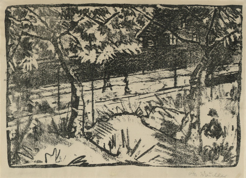 Bahnhof Schmiedeberg (riesengebirge), 1925, Otto Mueller