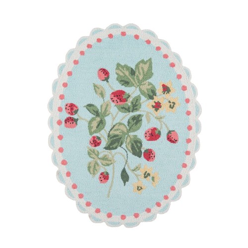 peachblushparlour: Strawberry Rug, Lemon Rug