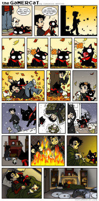 thegamercat:  Read the next comic on Tapastic!  D'aww~! &lt;3