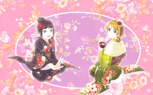 hanayoyos:  dia and hanayo desktop wallpaper porn pictures