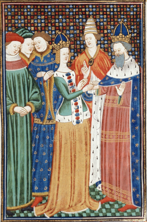 Ilustration from De claris mulieribus by Giovanni Boccaccio in an anonymous French translation from 