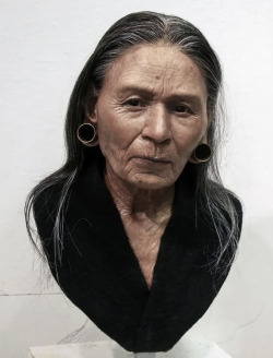 tinyhistory2:Reconstructions made from the ancient skeletons found at archeological
