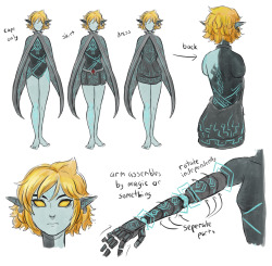 Scribbly-Z-Raid:  Some More Twili Fi Design Sketches. I Decided To Not Draw Her With