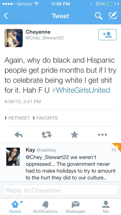 niasimone:  i-dontknow-ok:  mood : ^  But the other white girls response was on point though lol