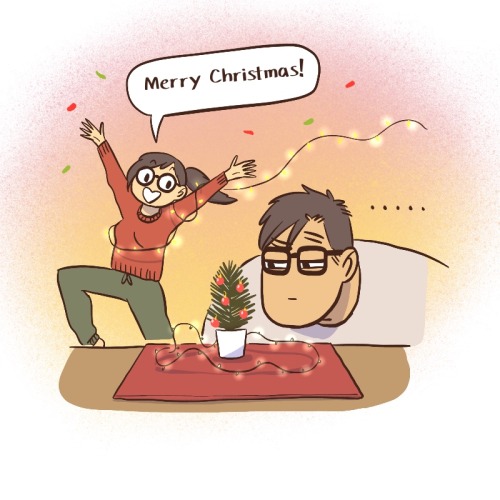 bonniepangart: Merry Christmas and wish you all a wonderful holiday! ✨ Whether it’s your other