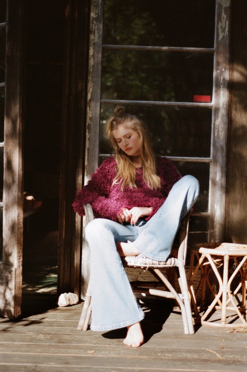 somerollingstone:  Camilla Christensen by Henrik Purienne for For Love & Lemons KNITZ Fall 2015 