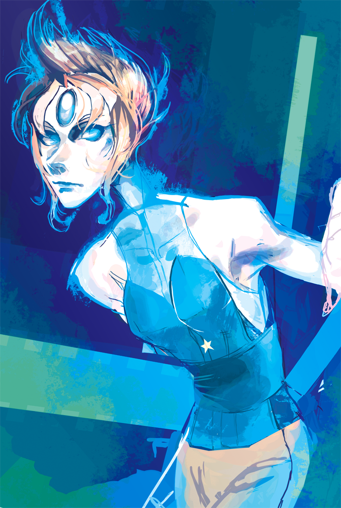 riftka:  Steven Universe - Pearl I am not quite feeling this piece enough to go on