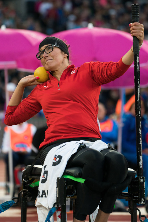Paralympic throwing sport athletes