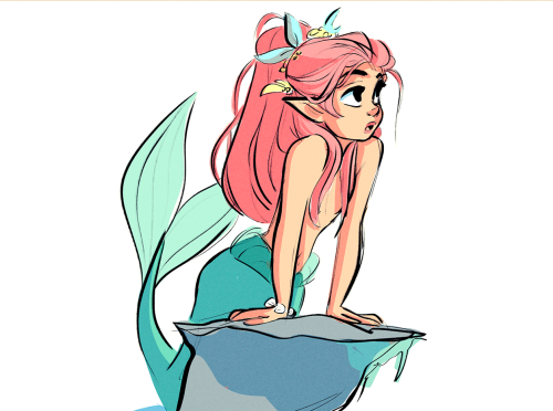 snarkies: A sketchy mermaid