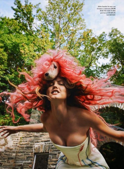 dianevonthirstenberg: lindsey wixson by ryan mcginley in “bloom for real” for flair mag,