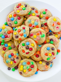 subtothecore:  do-not-touch-my-food:  M&amp;M Cookie Bites   These are happening this week