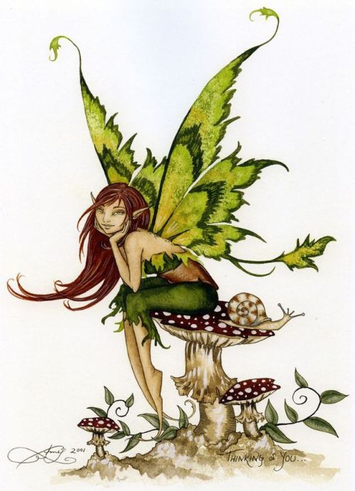 thefaeriefolk: Thinking of You by Amy Brown