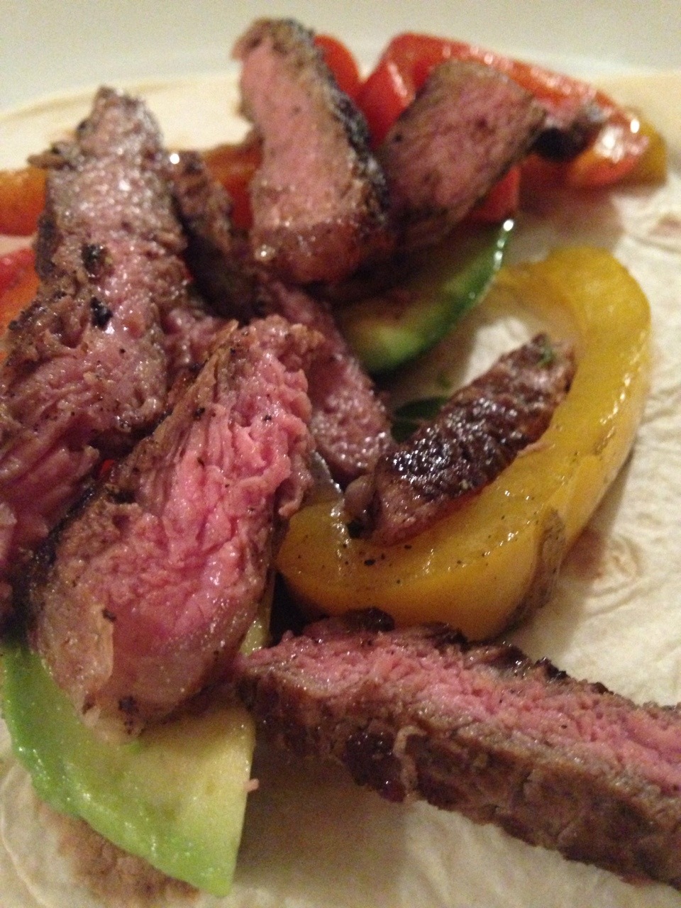 Hey! We made stuff!  First foray into making steak on the stovetop using cast iron.