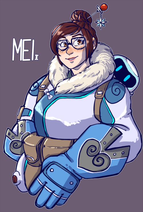 colorlesstiger:  Cutie Pie<3 I’msotiredwasnotexpectingtogothisfar Overwatch Mei 