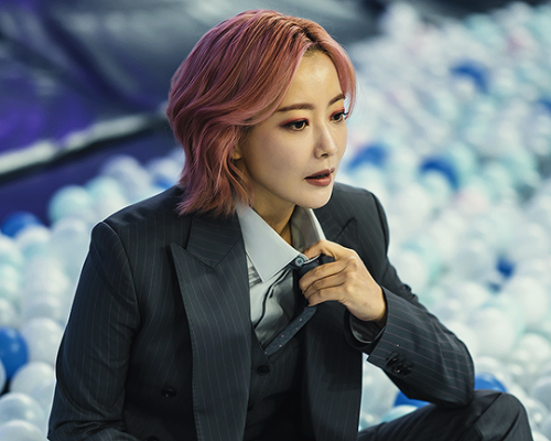 Promotional stills of Kim Hee Sun as Koo Ryeon in Tomorrow 내일 (2022) dir. Kim Tae Yoon