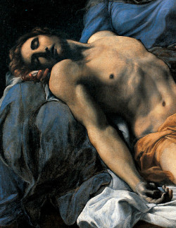 sculppp:  Annibale Carracci  (1560-1609)  Pieta, detail. 