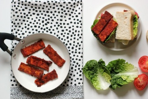 veganfoody:VEGAN BACON - Recipe