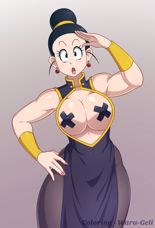 waru-geli: Original artist @toshkartsColor by Waru-geliDress Desing: @funsexydragonballChi-Chi © Dragon Ball Z