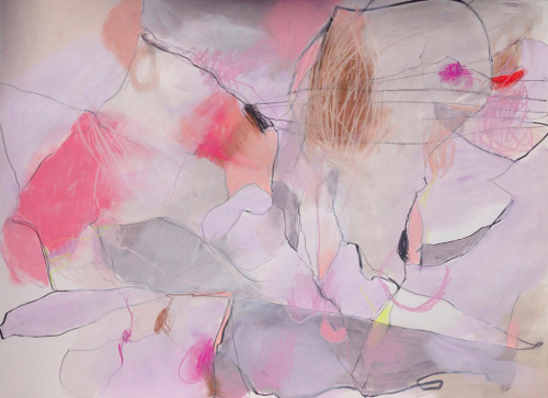 mfamb:  fresh sighs 22 x 30 acrylic, pastel and ink on paper jenny andrews anderson