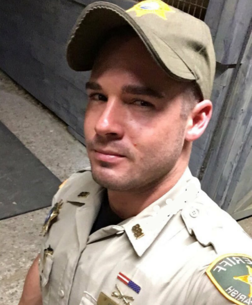 policecorps:  dehnerboot: hotuniformedmen: Such a hot man in uniform, wouldn’t mind dating a hot guy like this!!  I feel like violating some kind of law right now…   Never get tired of seeing this guy
