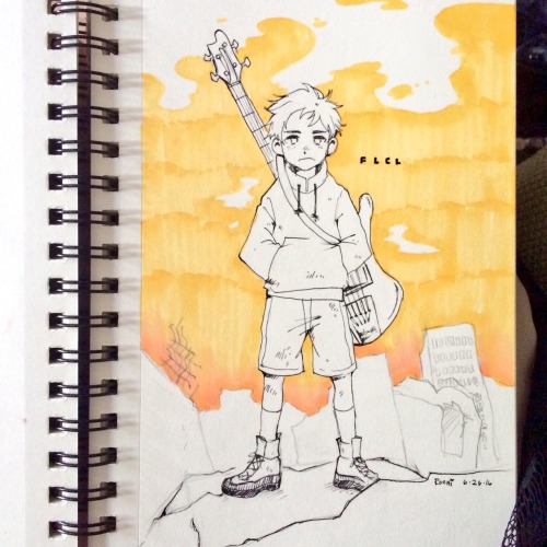 rochichan:  I finished FLCL recently! A bizarre mess done well
