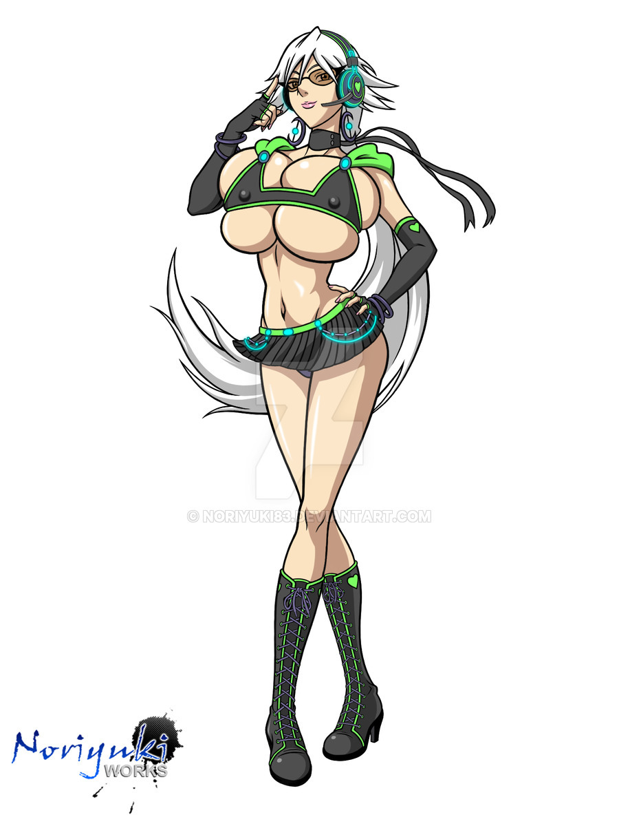 noriyukiworks:  Commission: Haruka Gracia (Original Idol Costume) from “Basquash”Haruka