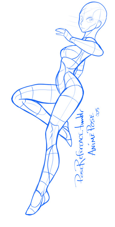 Pose Reference — 2015 “anime'ish” poses