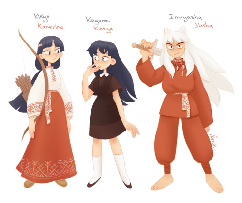 My modest version of Inuyasha in medieval Russia and near territory