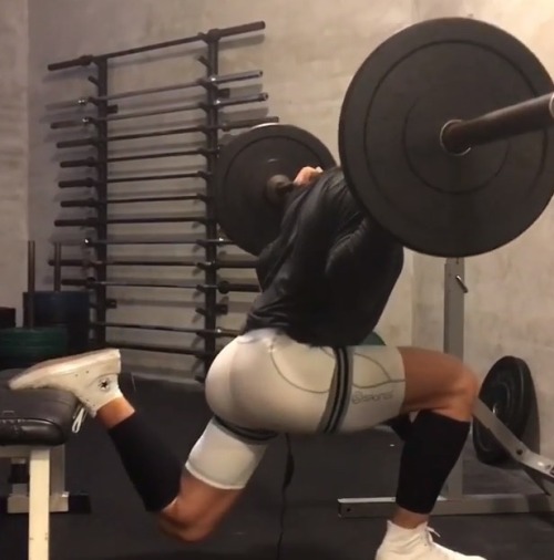 That’s impressive, but you know Coach’s sneakers only policy in the weight room. So, los