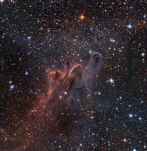 distant-traveller:  Cometary globule CG-30 Image credit & copyright: Robert Gendler