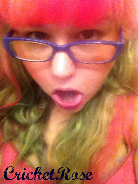 cricketrosethorn:  I’m feeling sexy and horny after getting all dolled up with new pink and green hair and fixing my old square glasses that I love so much. Give me a call and let’s have some fun! I’m taking cam and phone calls on Niteflirt right