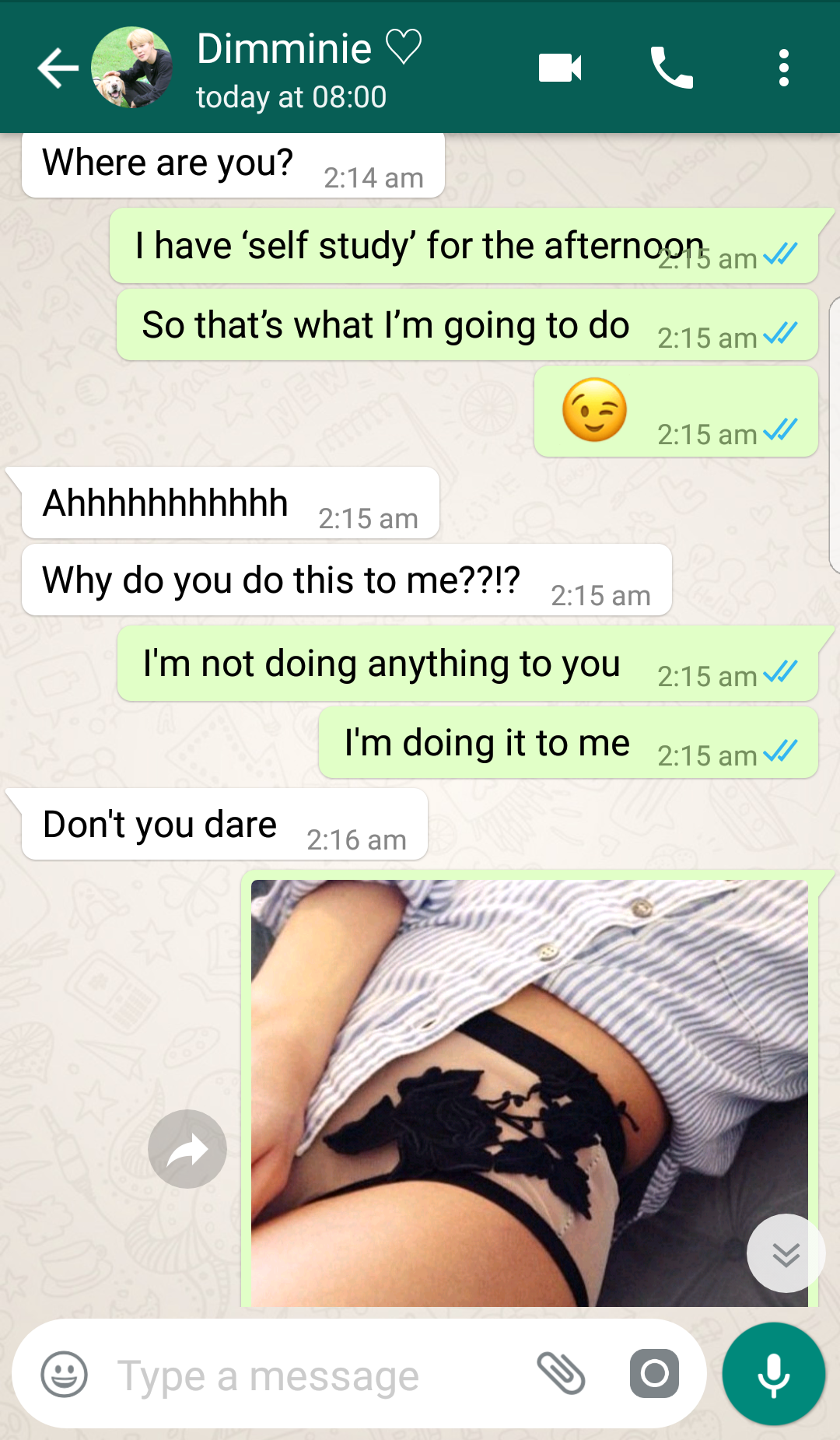 Text request - sexting Jimin at school ~ Admin L...