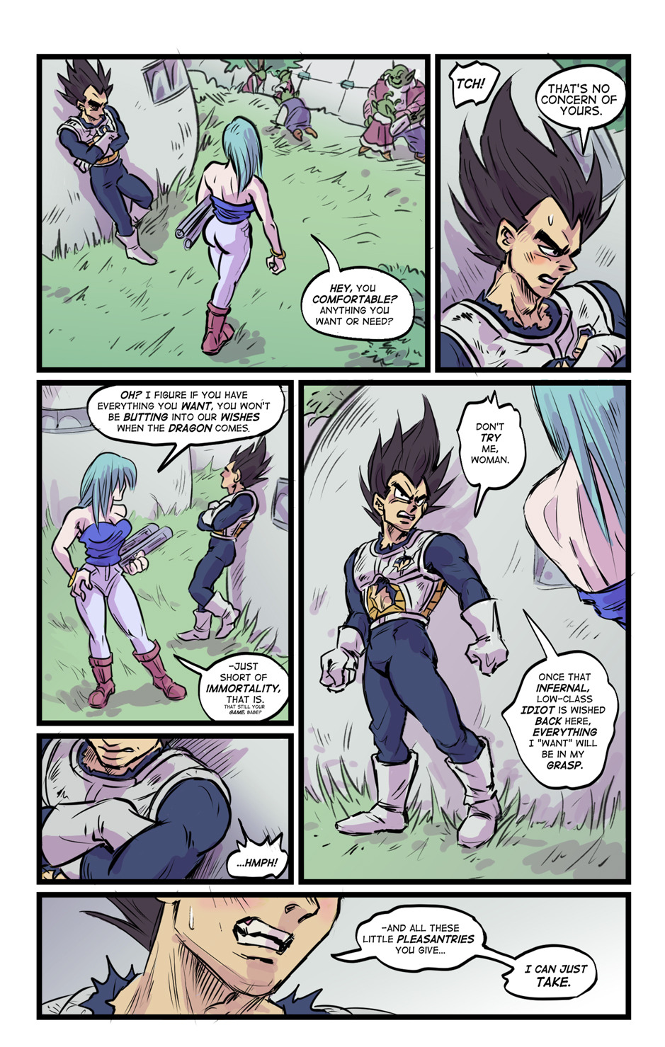R-18 “Edge 2.0″ Vegebul Comic! – @saiyanb on Tumblr
