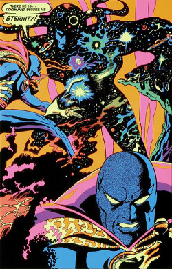 Witchstars:  Doctor Strange And Eternity Black Light Poster By Gene Colan 