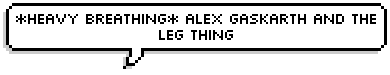 salome-c:  Alex Gaskarth + The Leg Thing 